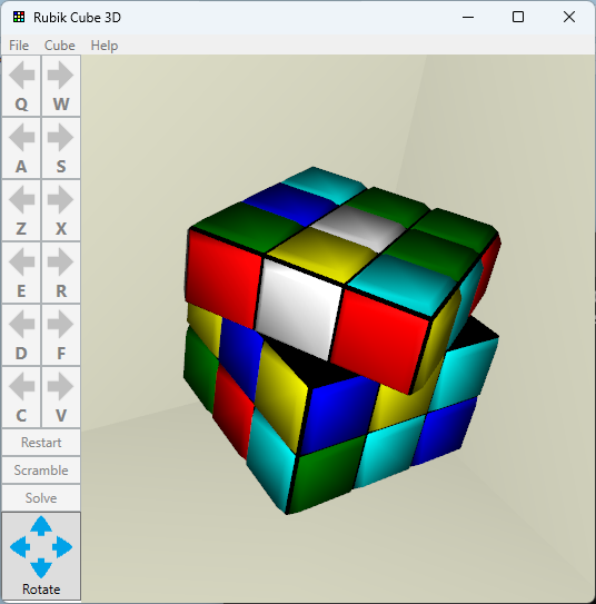 Rubik Cube 3D: Scrambling Cube